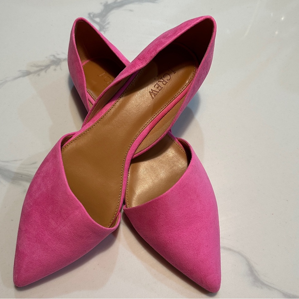 Zoe sueded d'Orsay flats